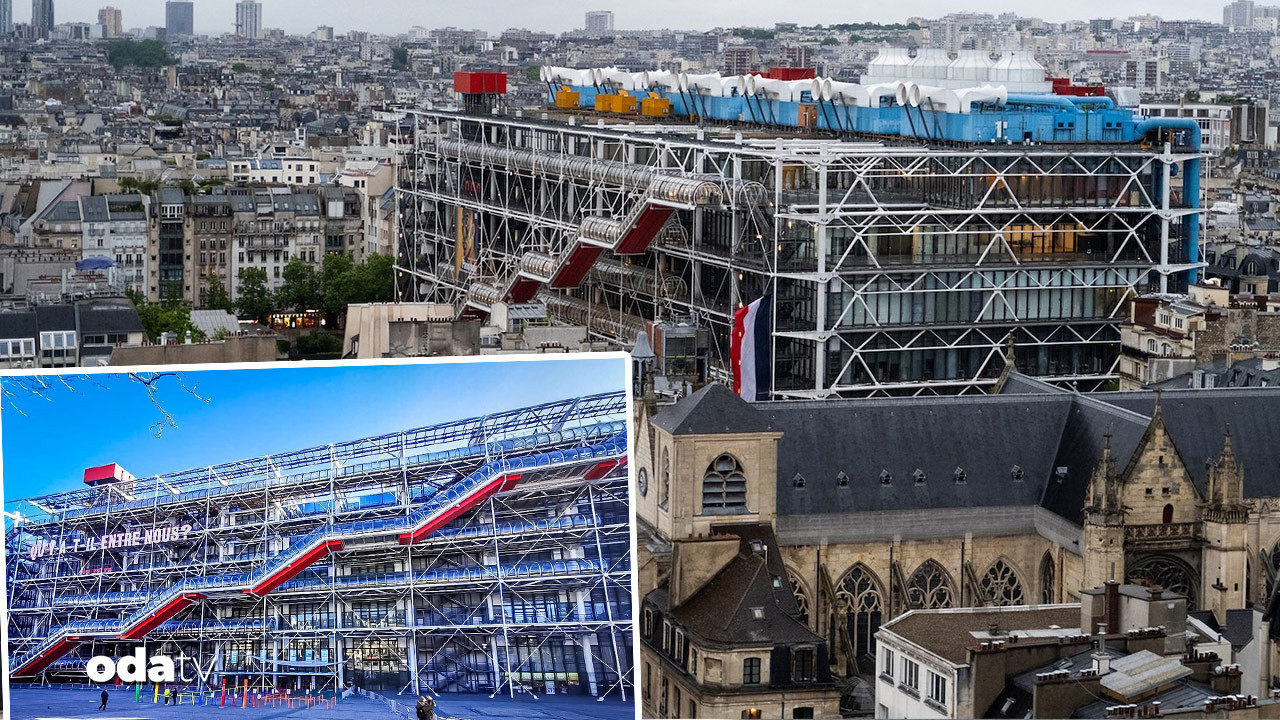 avrupanin en unlu muzelerinden biri paris centre pompidou restore ediliyor 5 yil kapali PFdb8klw