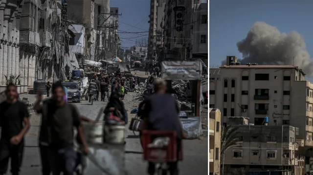 gazzenin en kalabalik bolgelerinden nasr mahallesinde zorunlu goc suruyor 77sdsqZO